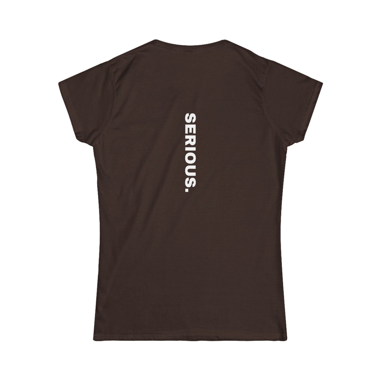 Trendy Diana Boss Graphic Tee - Women's Softstyle Tee - Comfortable Everyday Wear, Perfect for Casual Outings, Gifts, Birthdays, and Celebrations "TAKE ME SERIOUS"