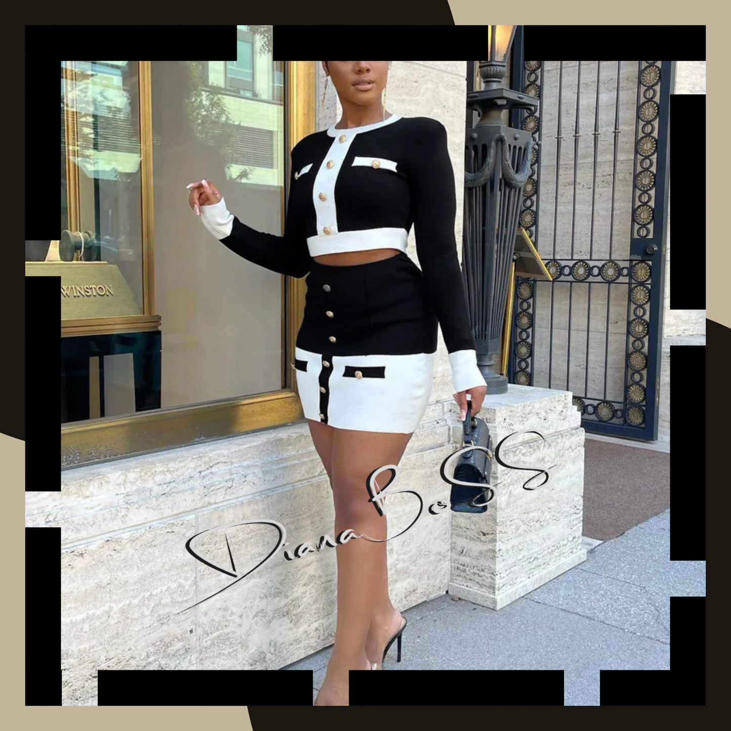 DIANA BOSS BUSINESS SUIT- SKIRT SET