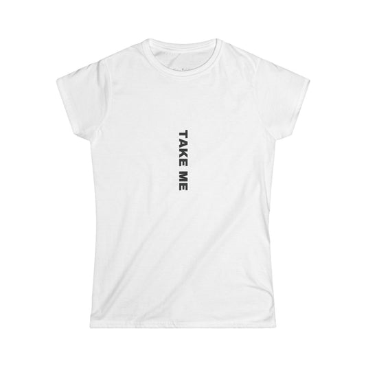 Trendy Diana Boss Graphic Tee - Women's Softstyle Tee - Comfortable Everyday Wear, Perfect for Casual Outings, Gifts, Birthdays, and Celebrations "TAKE ME SERIOUS"