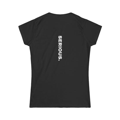 Trendy Diana Boss Graphic Tee - Women's Softstyle Tee - Comfortable Everyday Wear, Perfect for Casual Outings, Gifts, Birthdays, and Celebrations "TAKE ME SERIOUS"