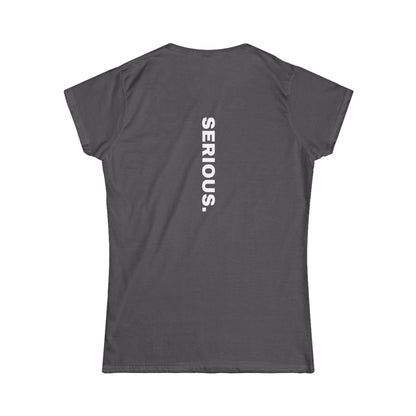 Trendy Diana Boss Graphic Tee - Women's Softstyle Tee - Comfortable Everyday Wear, Perfect for Casual Outings, Gifts, Birthdays, and Celebrations "TAKE ME SERIOUS"