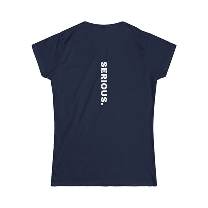 Trendy Diana Boss Graphic Tee - Women's Softstyle Tee - Comfortable Everyday Wear, Perfect for Casual Outings, Gifts, Birthdays, and Celebrations "TAKE ME SERIOUS"