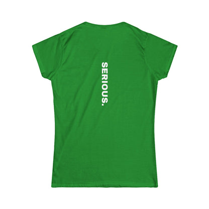 Trendy Diana Boss Graphic Tee - Women's Softstyle Tee - Comfortable Everyday Wear, Perfect for Casual Outings, Gifts, Birthdays, and Celebrations "TAKE ME SERIOUS"