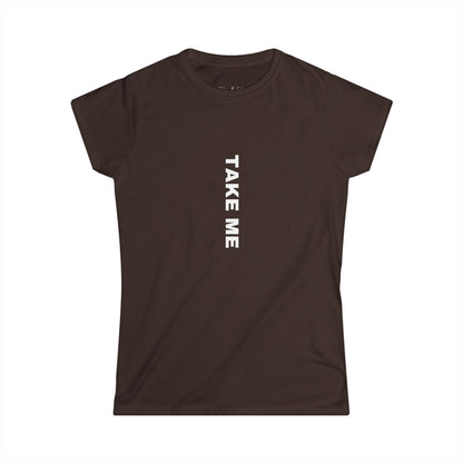Trendy Diana Boss Graphic Tee - Women's Softstyle Tee - Comfortable Everyday Wear, Perfect for Casual Outings, Gifts, Birthdays, and Celebrations "TAKE ME SERIOUS"