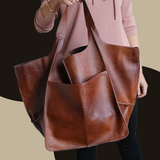 PU Leather Vintage Tote Bag