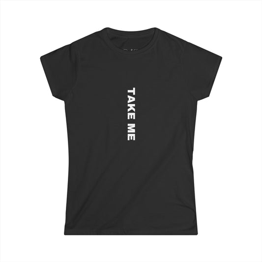 Trendy Diana Boss Graphic Tee - Women's Softstyle Tee - Comfortable Everyday Wear, Perfect for Casual Outings, Gifts, Birthdays, and Celebrations "TAKE ME SERIOUS"