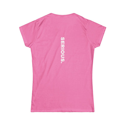 Trendy Diana Boss Graphic Tee - Women's Softstyle Tee - Comfortable Everyday Wear, Perfect for Casual Outings, Gifts, Birthdays, and Celebrations "TAKE ME SERIOUS"