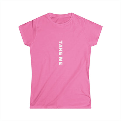 Trendy Diana Boss Graphic Tee - Women's Softstyle Tee - Comfortable Everyday Wear, Perfect for Casual Outings, Gifts, Birthdays, and Celebrations "TAKE ME SERIOUS"