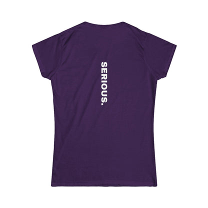 Trendy Diana Boss Graphic Tee - Women's Softstyle Tee - Comfortable Everyday Wear, Perfect for Casual Outings, Gifts, Birthdays, and Celebrations "TAKE ME SERIOUS"